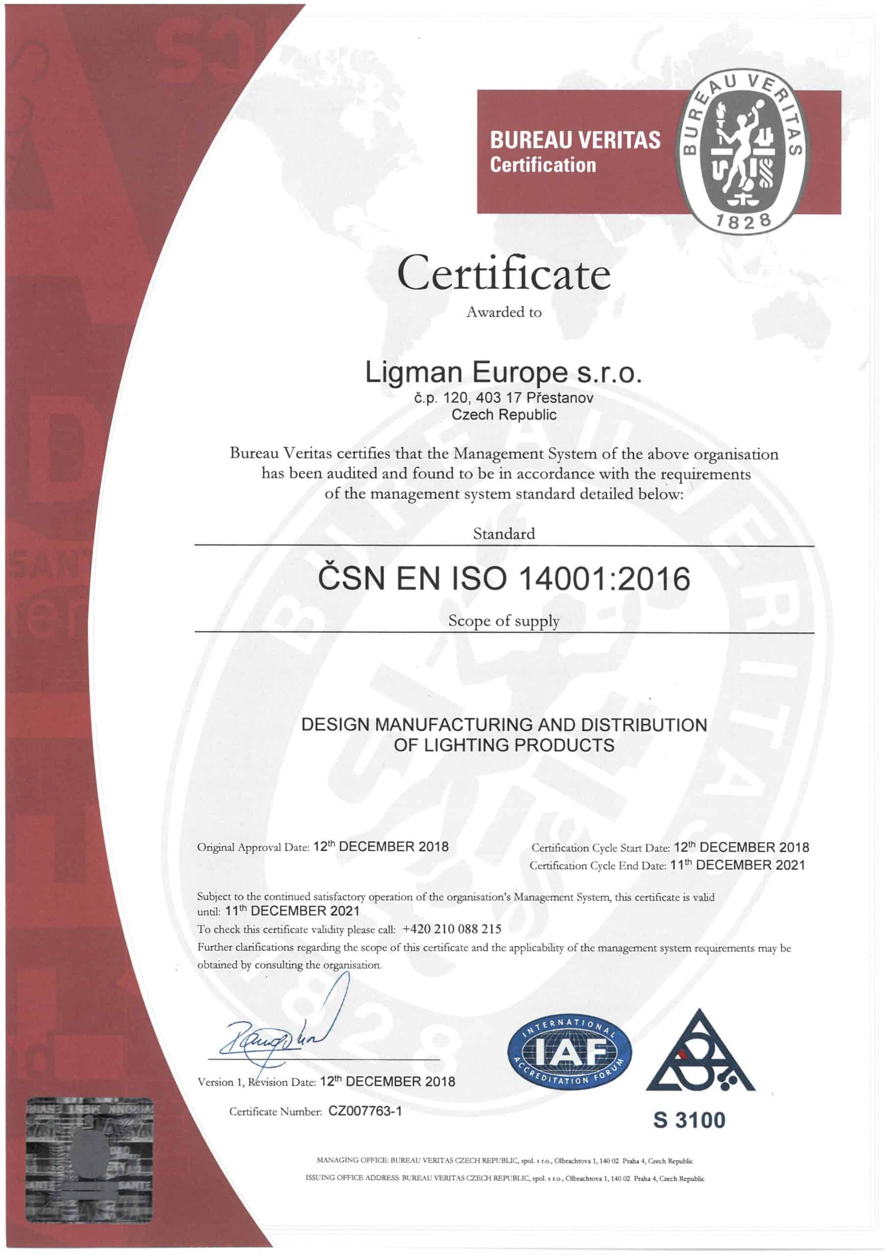 LLEU - ISO 14001