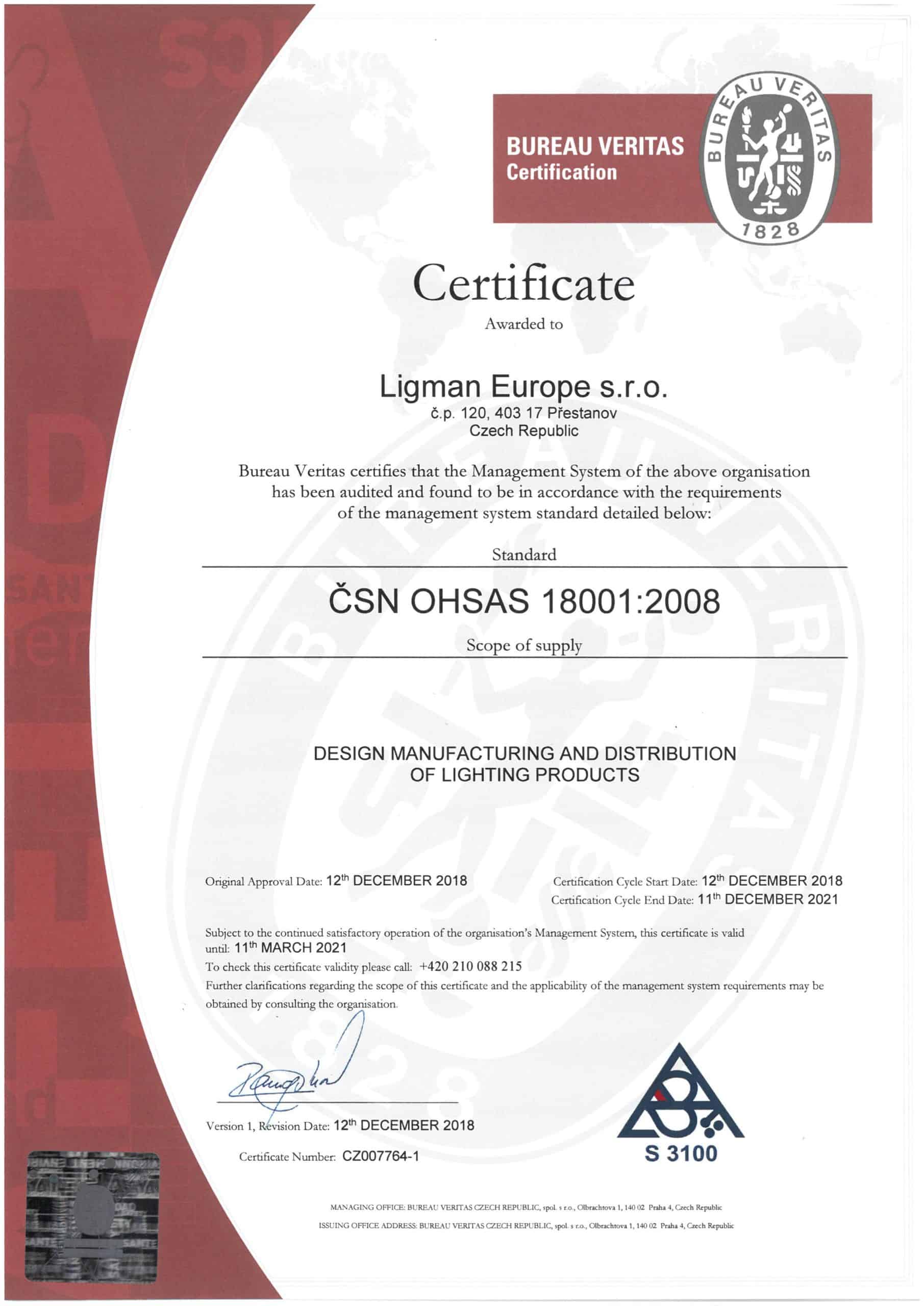 LLEU - ISO 18001