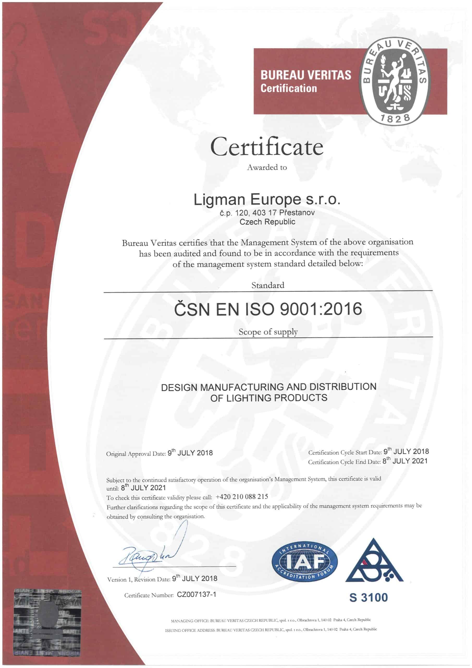 LLEU - ISO 9001