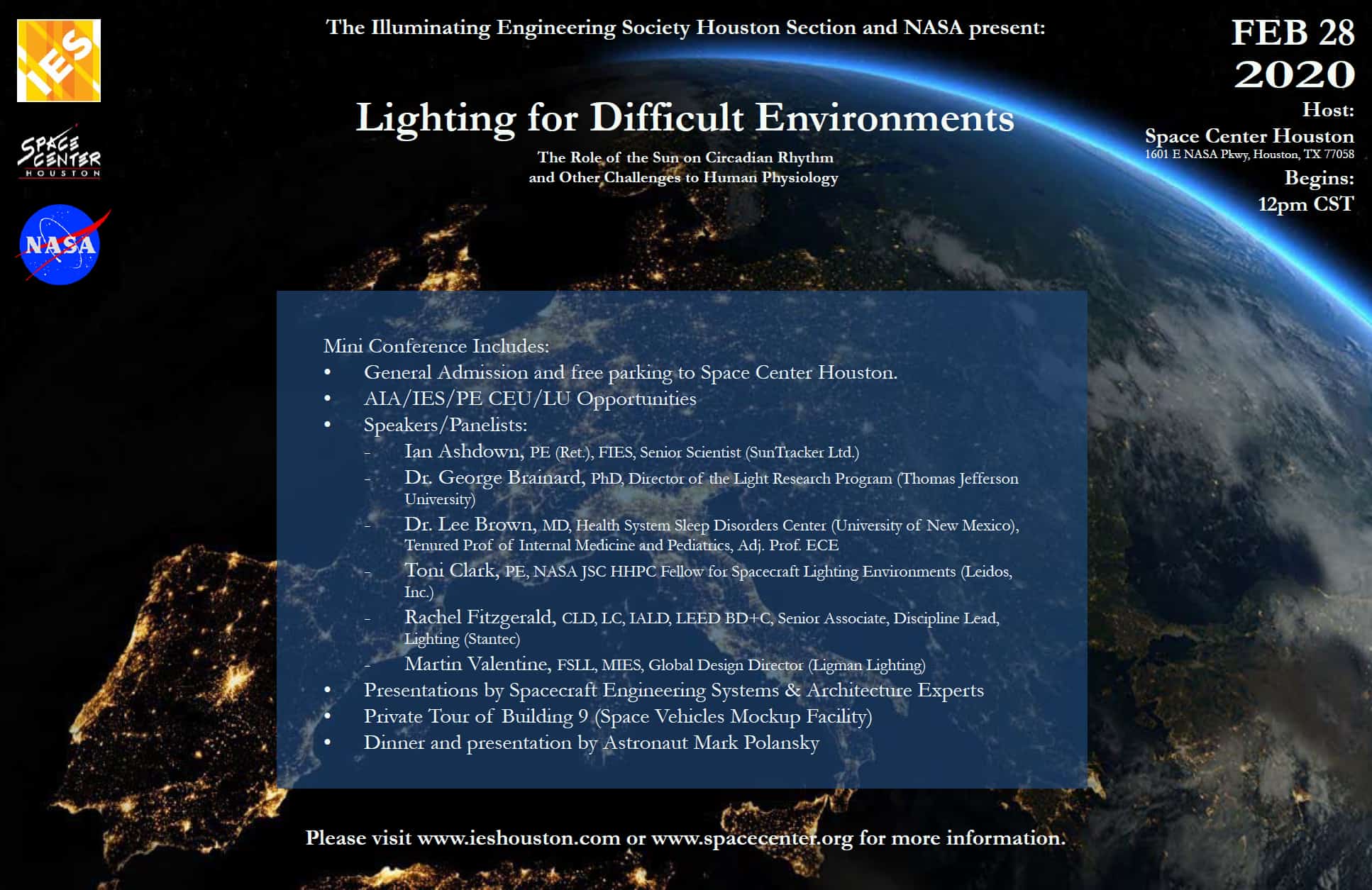 News: Lighting for Difficult Environments NASA Mini Conference