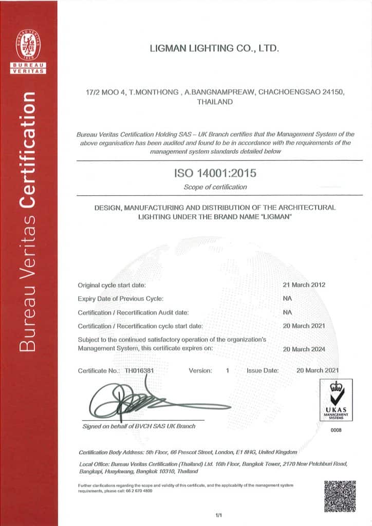 LLTH - ISO 14001